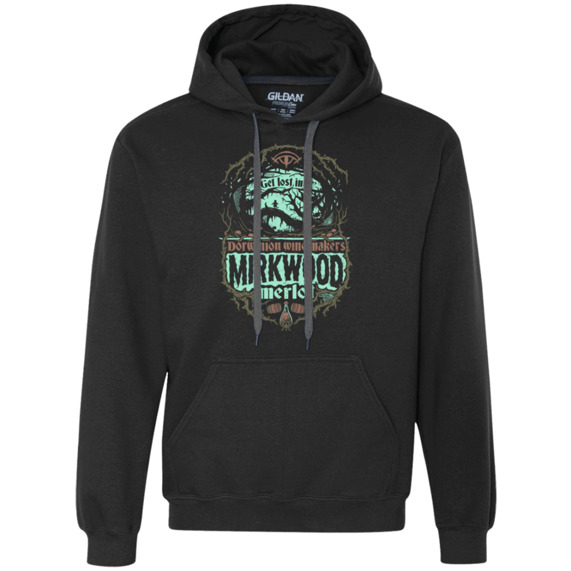 Sweatshirts Black / S Mirkwood Merlot Premium Fleece Hoodie