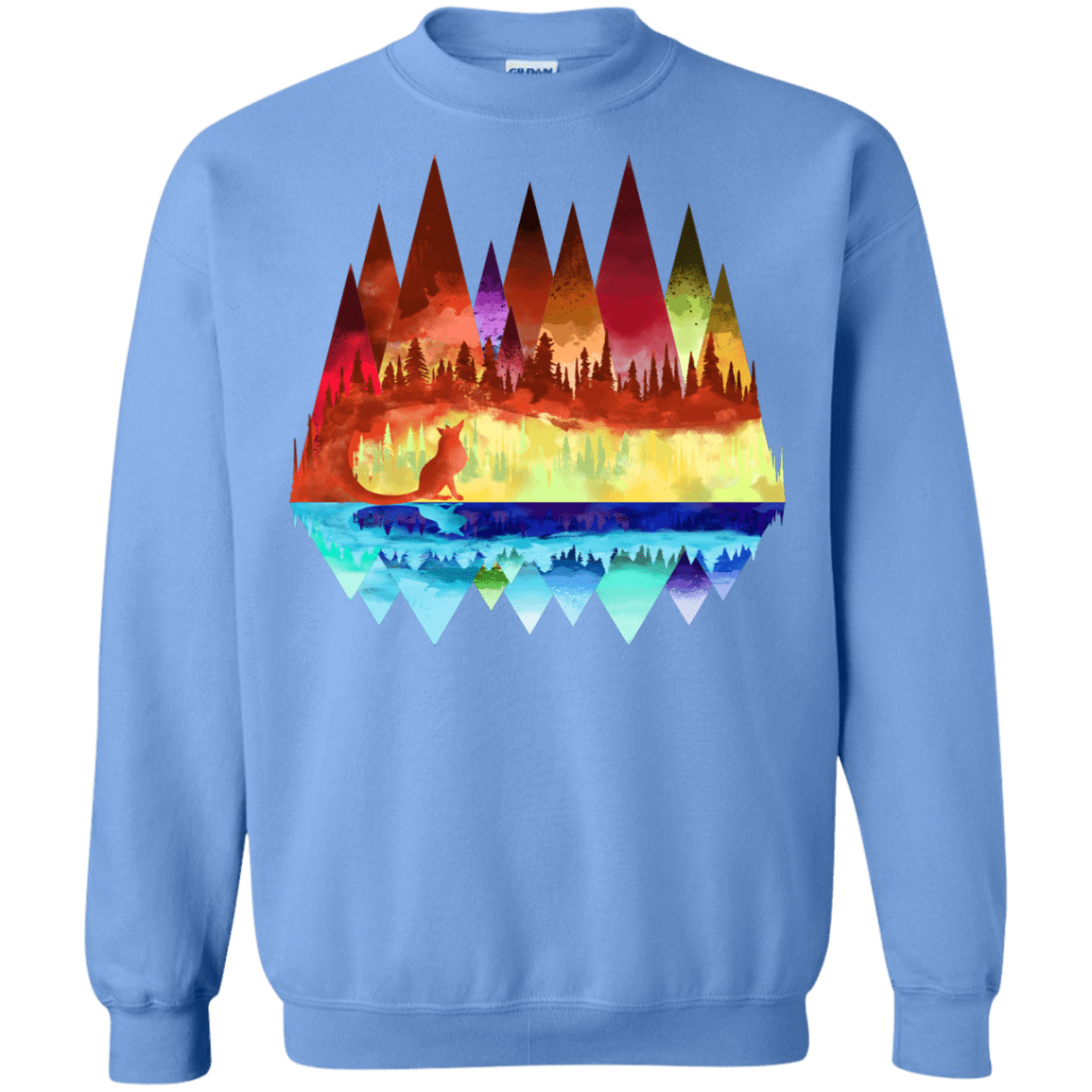 Sweatshirts Carolina Blue / S Mirrored Range Crewneck Sweatshirt