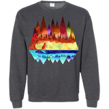 Sweatshirts Dark Heather / S Mirrored Range Crewneck Sweatshirt