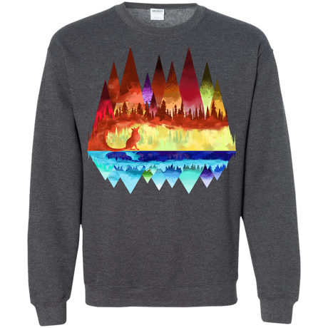 Sweatshirts Dark Heather / S Mirrored Range Crewneck Sweatshirt