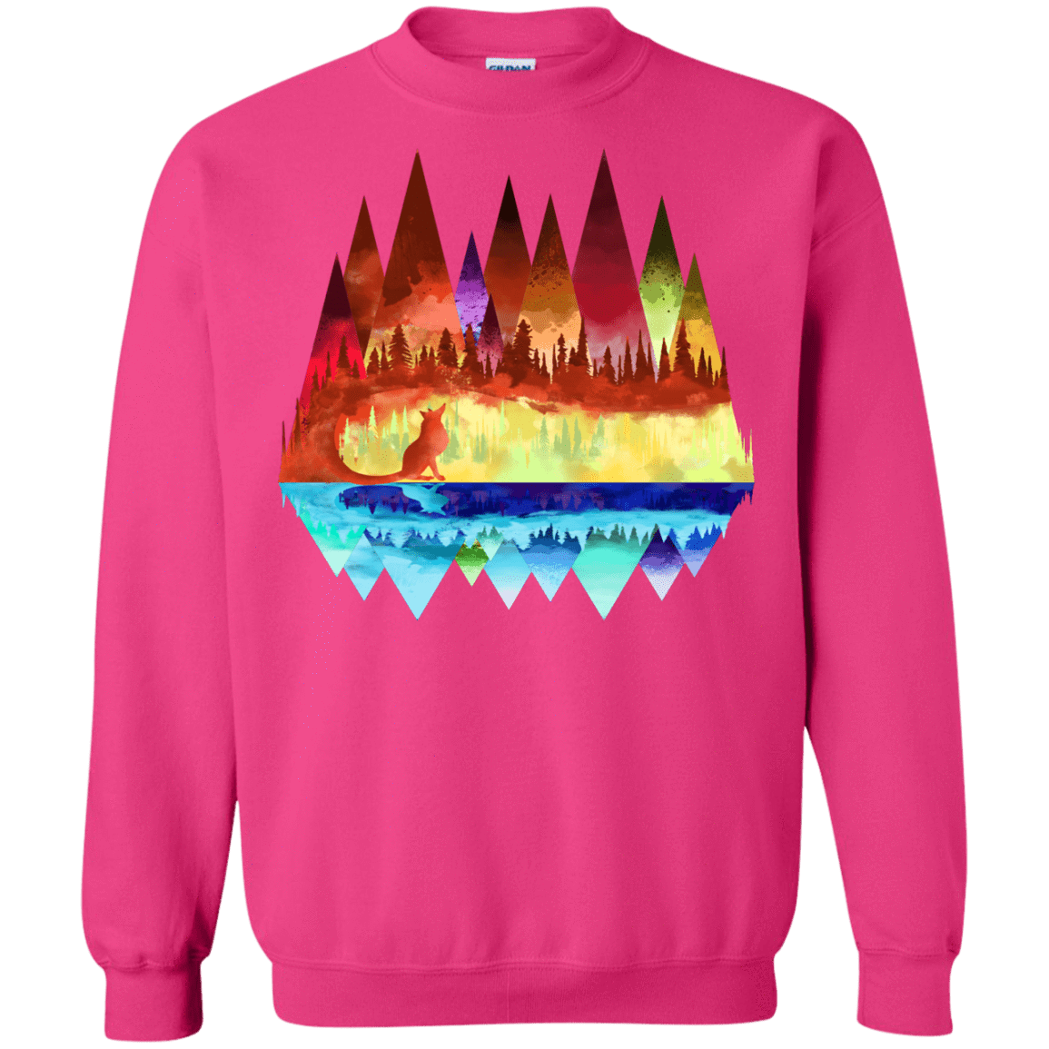 Sweatshirts Heliconia / S Mirrored Range Crewneck Sweatshirt