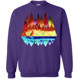 Sweatshirts Purple / S Mirrored Range Crewneck Sweatshirt