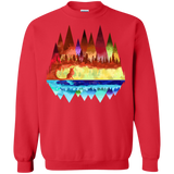 Sweatshirts Red / S Mirrored Range Crewneck Sweatshirt