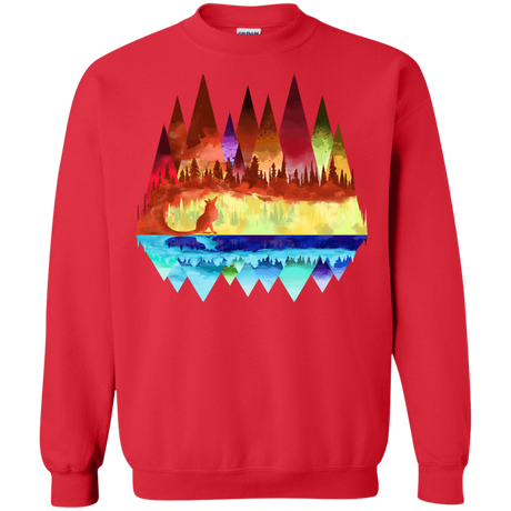 Sweatshirts Red / S Mirrored Range Crewneck Sweatshirt