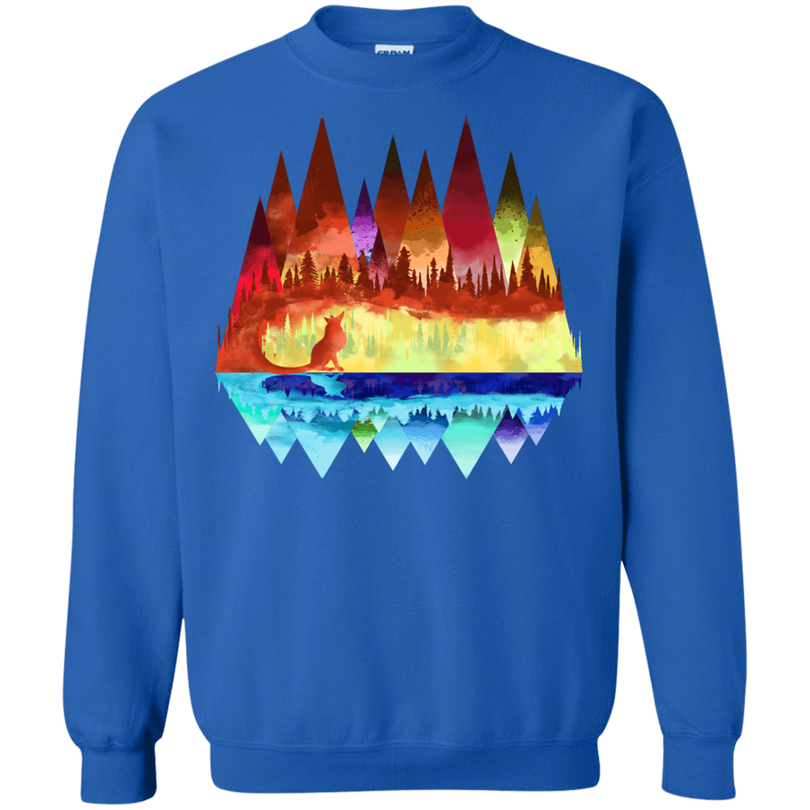 Sweatshirts Royal / S Mirrored Range Crewneck Sweatshirt