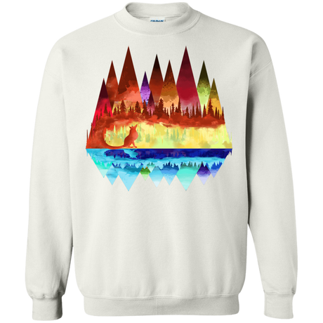 Sweatshirts White / S Mirrored Range Crewneck Sweatshirt