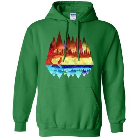 Sweatshirts Irish Green / S Mirrored Range Pullover Hoodie