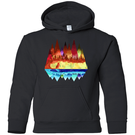 Sweatshirts Black / YS Mirrored Range Youth Hoodie