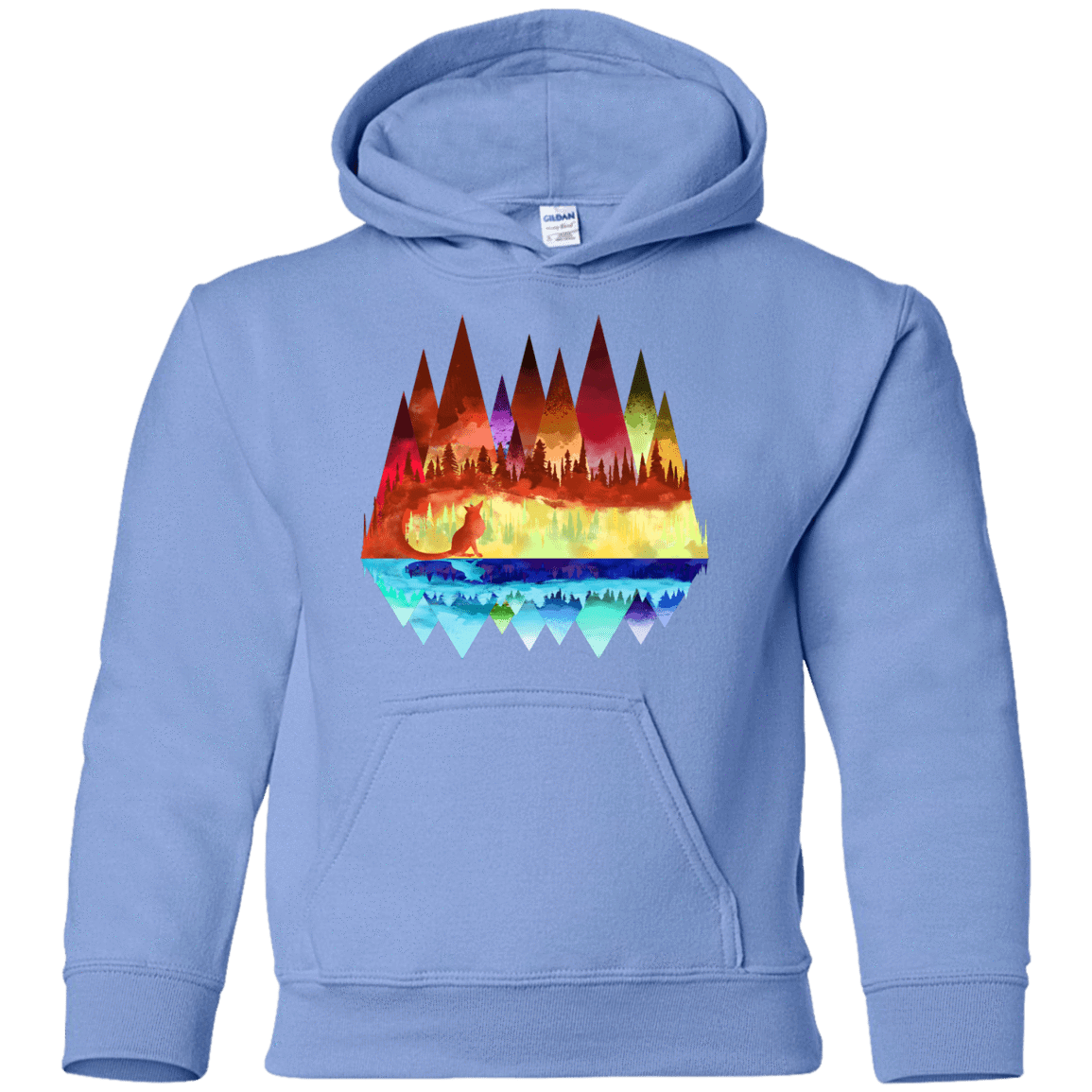 Sweatshirts Carolina Blue / YS Mirrored Range Youth Hoodie
