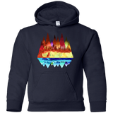 Sweatshirts Navy / YS Mirrored Range Youth Hoodie