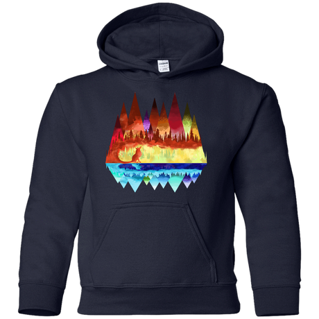 Sweatshirts Navy / YS Mirrored Range Youth Hoodie