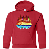 Sweatshirts Red / YS Mirrored Range Youth Hoodie