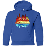 Sweatshirts Royal / YS Mirrored Range Youth Hoodie