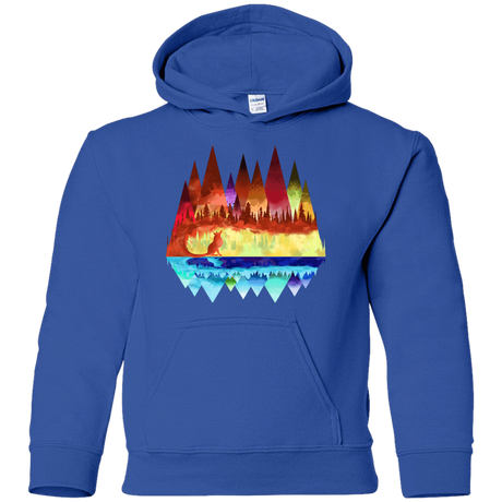 Sweatshirts Royal / YS Mirrored Range Youth Hoodie