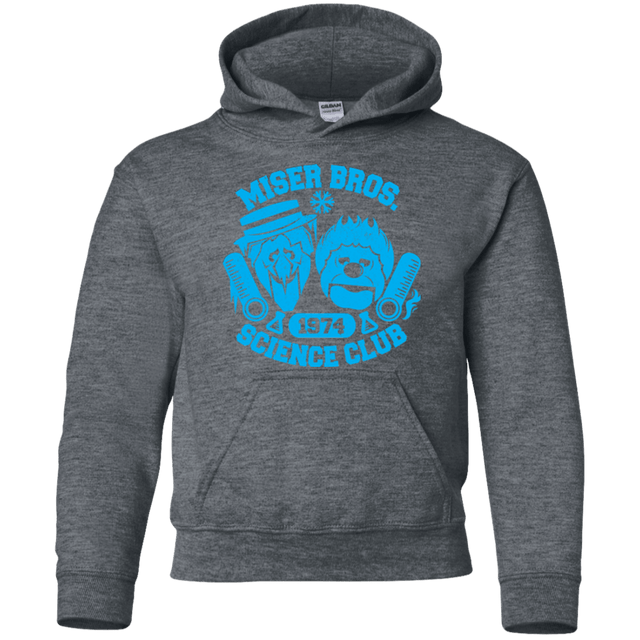 Sweatshirts Dark Heather / YS Miser bros Science Club Youth Hoodie
