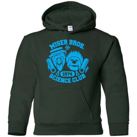 Sweatshirts Forest Green / YS Miser bros Science Club Youth Hoodie