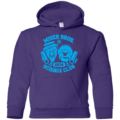 Sweatshirts Purple / YS Miser bros Science Club Youth Hoodie
