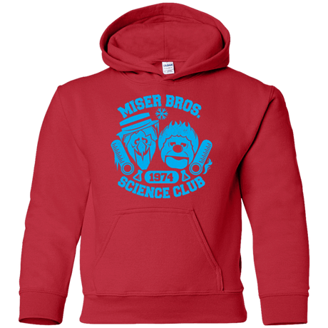 Sweatshirts Red / YS Miser bros Science Club Youth Hoodie