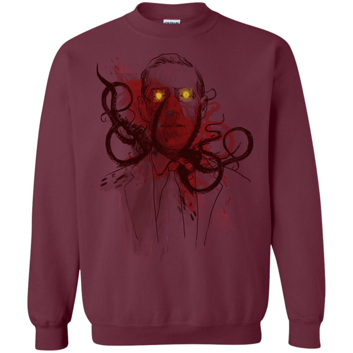 Sweatshirts Maroon / S Miskatoninked Crewneck Sweatshirt