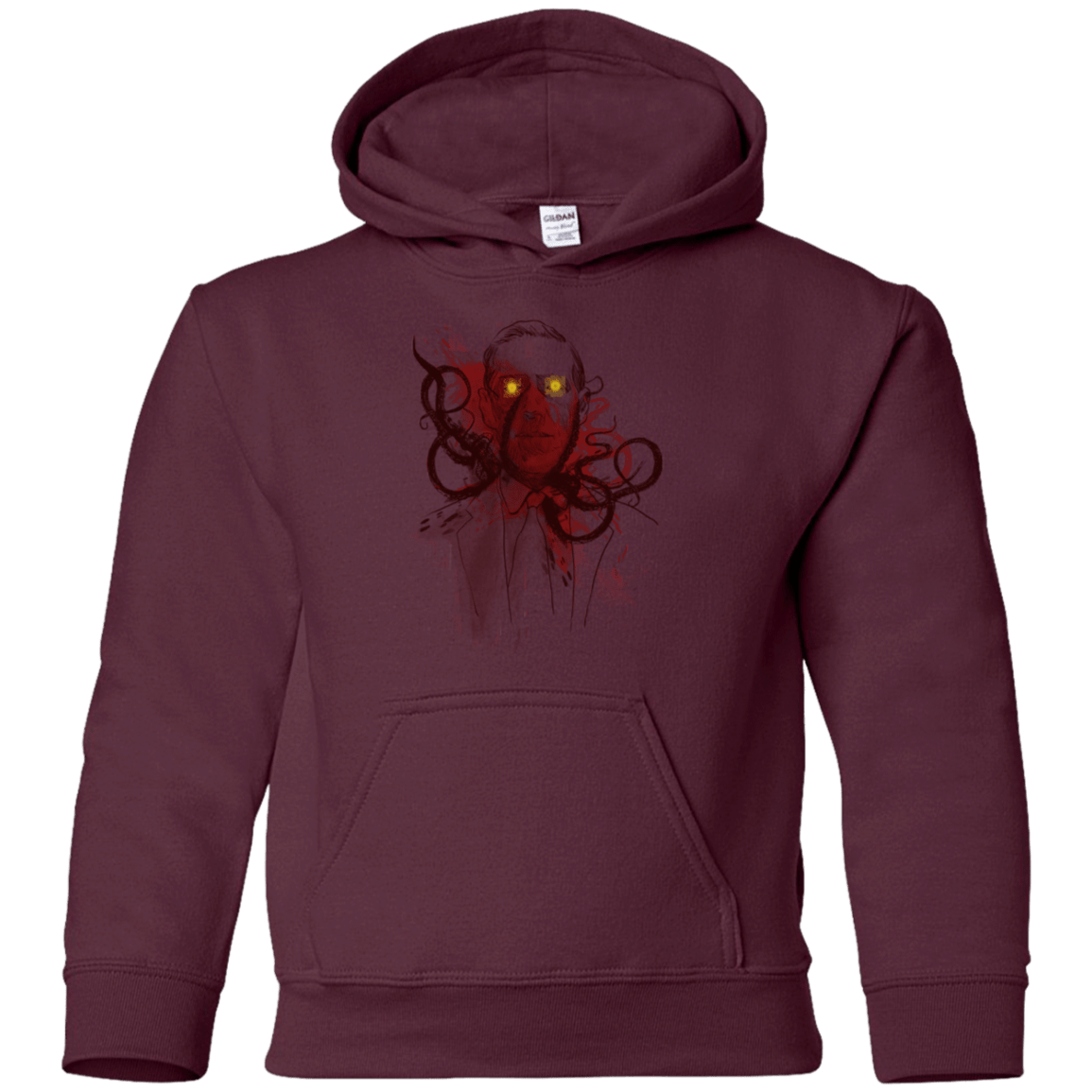 Sweatshirts Maroon / YS Miskatoninked Youth Hoodie