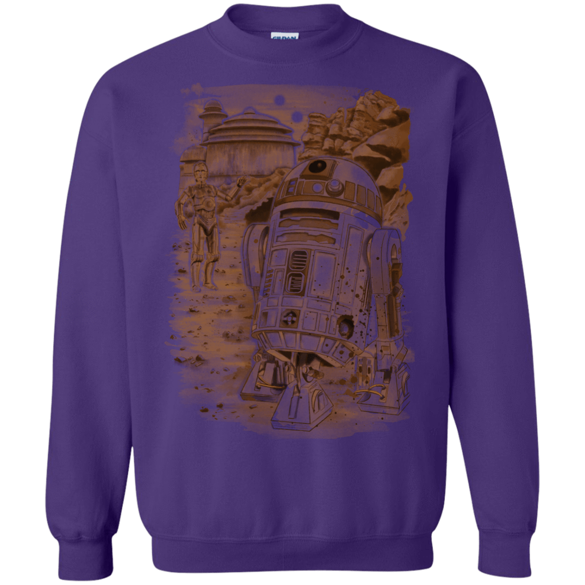 Sweatshirts Purple / S Mission to jabba palace Crewneck Sweatshirt