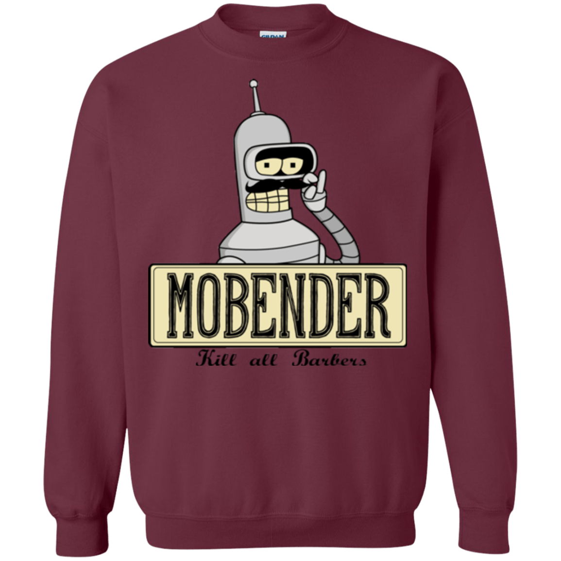 Sweatshirts Maroon / S Mobender Crewneck Sweatshirt