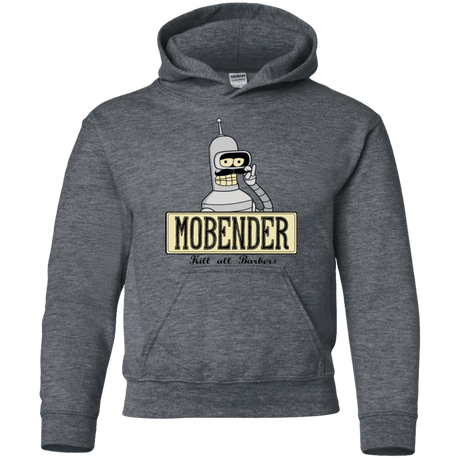 Sweatshirts Dark Heather / YS Mobender Youth Hoodie