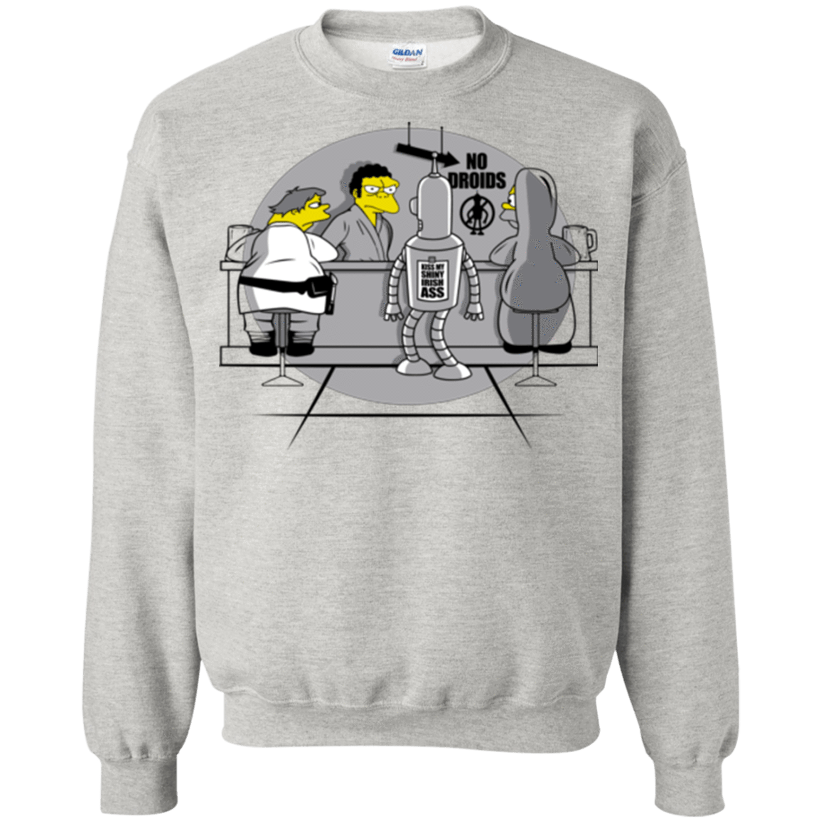 Sweatshirts Ash / Small Moes Cantina Irish Crewneck Sweatshirt