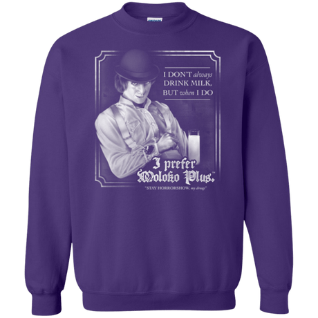Sweatshirts Purple / Small Moloko XX Crewneck Sweatshirt