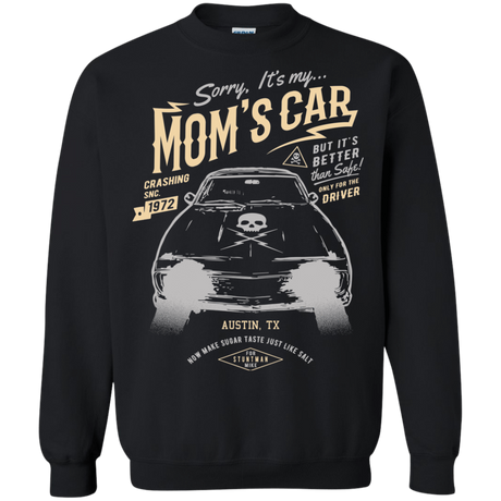Sweatshirts Black / Small Mom's Car Crewneck Sweatshirt