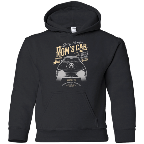 Sweatshirts Black / YS Mom's Car Youth Hoodie