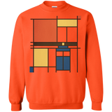 Sweatshirts Orange / Small Mondrian Who Crewneck Sweatshirt