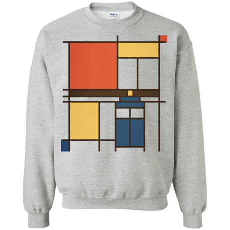 Sweatshirts Sport Grey / Small Mondrian Who Crewneck Sweatshirt