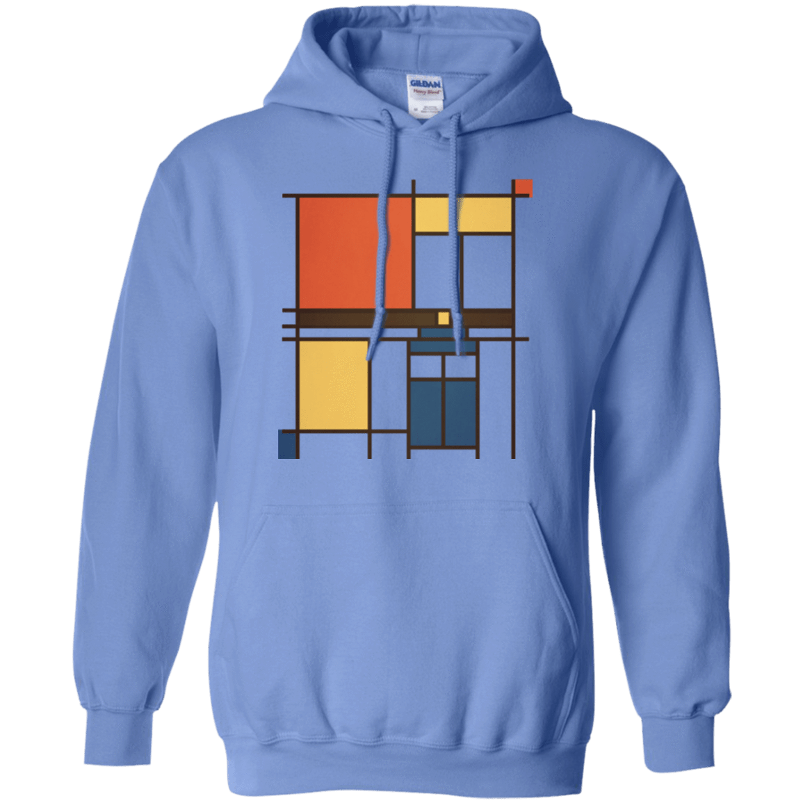 Sweatshirts Carolina Blue / Small Mondrian Who Pullover Hoodie