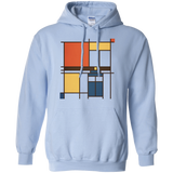 Sweatshirts Light Blue / Small Mondrian Who Pullover Hoodie