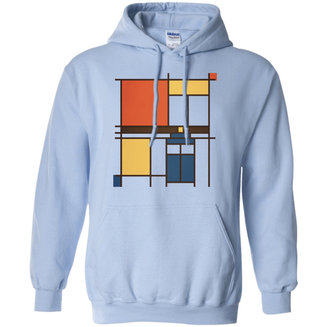 Sweatshirts Light Blue / Small Mondrian Who Pullover Hoodie