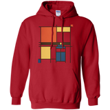 Sweatshirts Red / Small Mondrian Who Pullover Hoodie