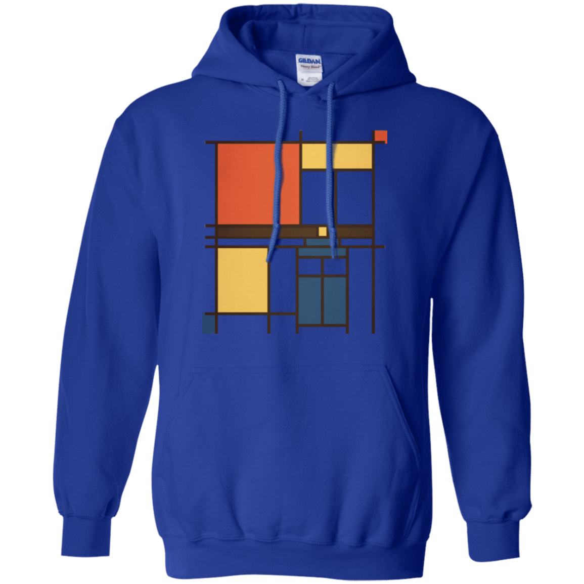 Sweatshirts Royal / Small Mondrian Who Pullover Hoodie