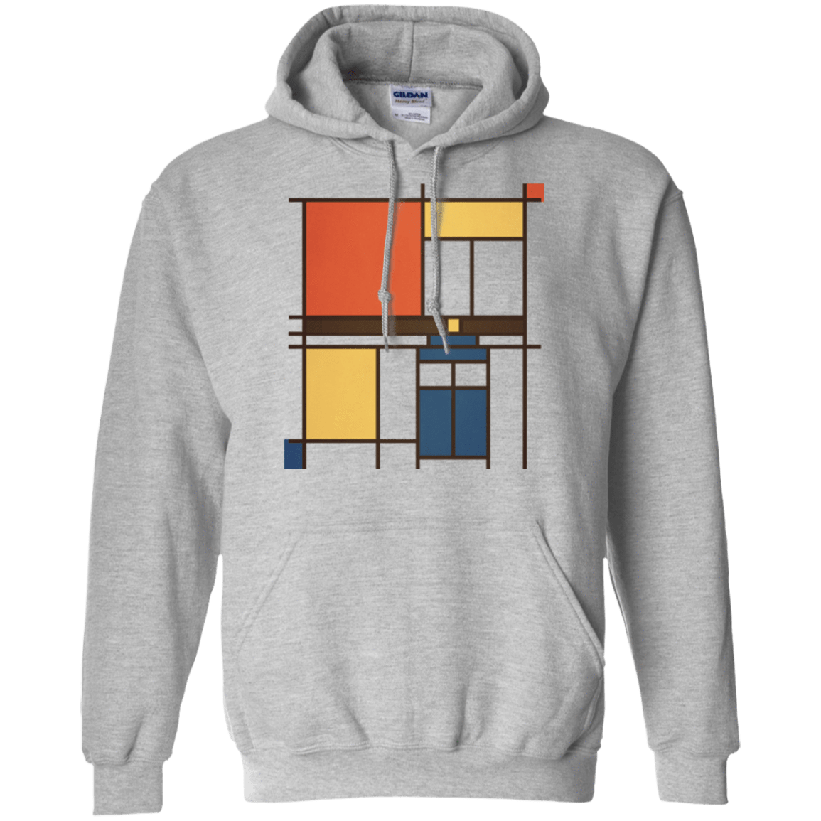 Sweatshirts Sport Grey / Small Mondrian Who Pullover Hoodie