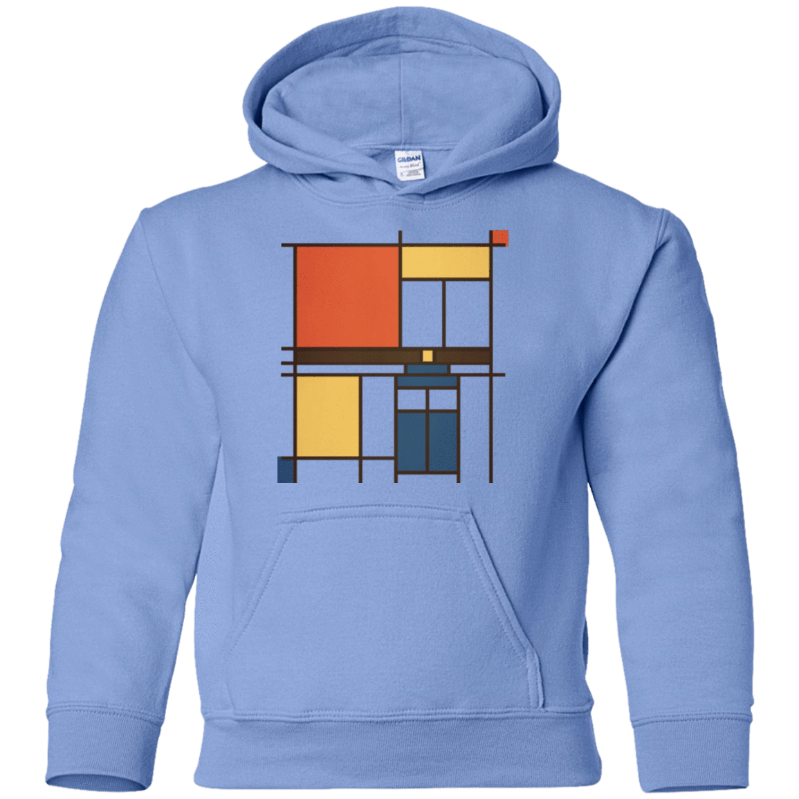 Sweatshirts Carolina Blue / YS Mondrian Who Youth Hoodie