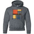 Sweatshirts Dark Heather / YS Mondrian Who Youth Hoodie