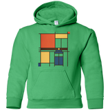 Sweatshirts Irish Green / YS Mondrian Who Youth Hoodie