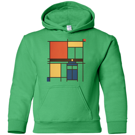 Sweatshirts Irish Green / YS Mondrian Who Youth Hoodie