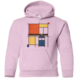 Sweatshirts Light Pink / YS Mondrian Who Youth Hoodie