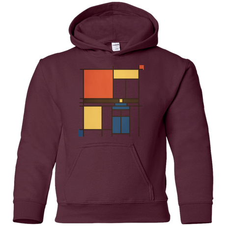 Sweatshirts Maroon / YS Mondrian Who Youth Hoodie