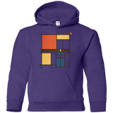 Sweatshirts Purple / YS Mondrian Who Youth Hoodie