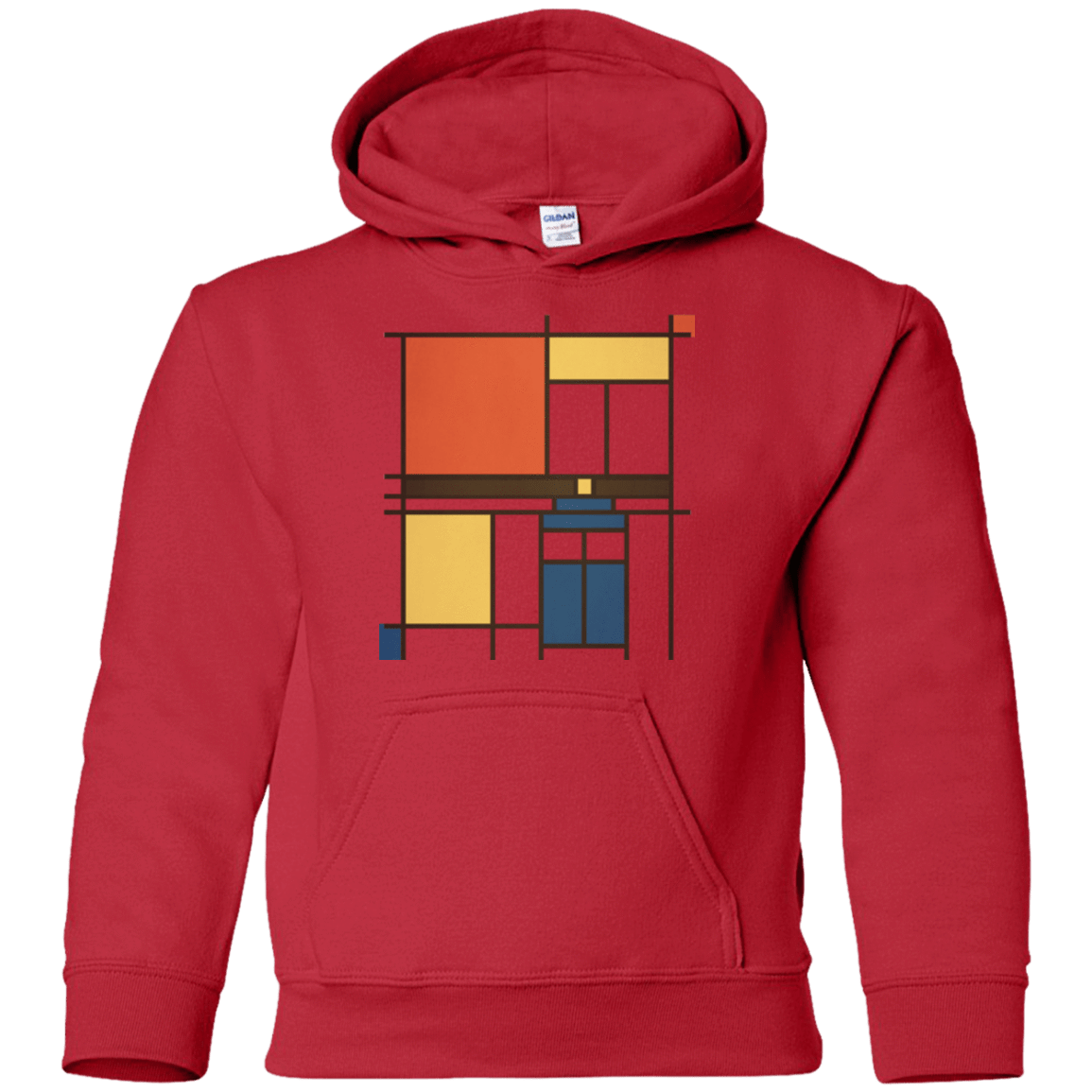 Sweatshirts Red / YS Mondrian Who Youth Hoodie