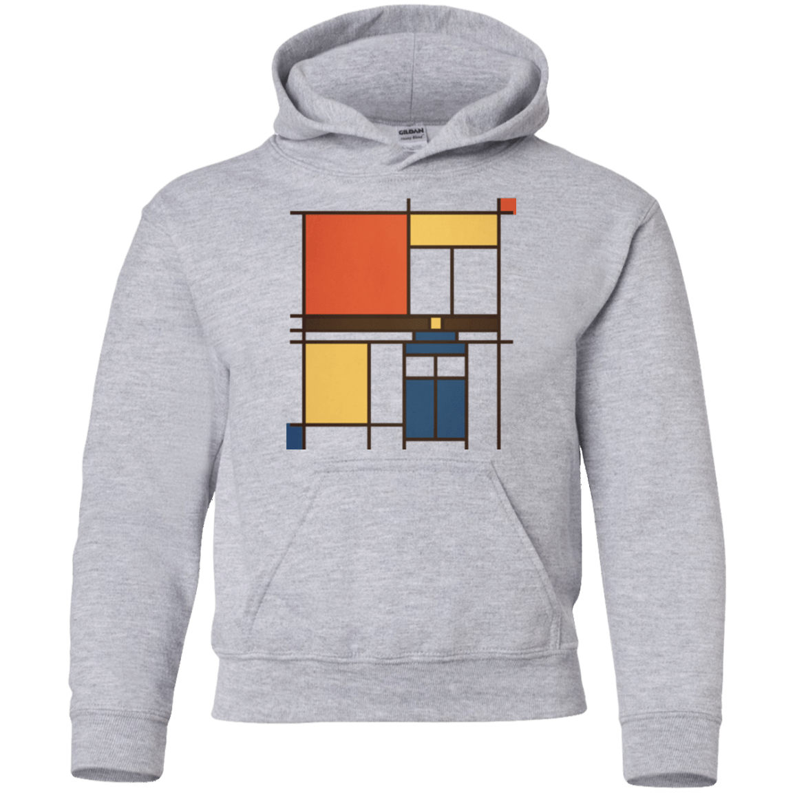 Sweatshirts Sport Grey / YS Mondrian Who Youth Hoodie