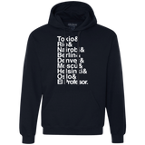 Sweatshirts Navy / S Money Heist Jetset Premium Fleece Hoodie