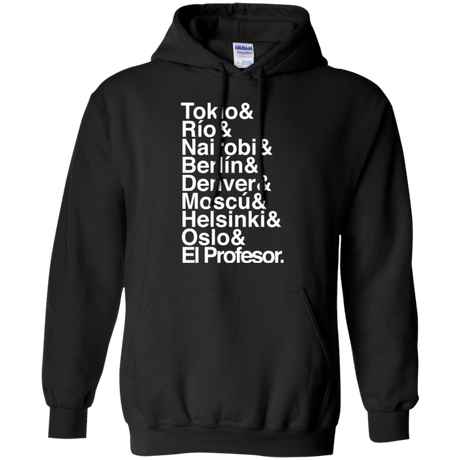 Sweatshirts Black / S Money Heist Jetset Pullover Hoodie